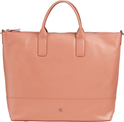 DuDu Halmahera Shopper Tas Leer 40 cm - 12 L - flamingo pink