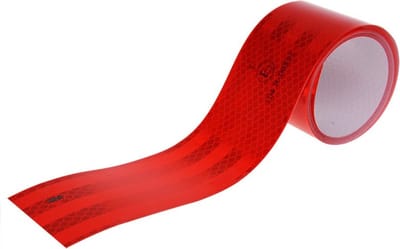 ProPlus Reflecterende tape - prisma technologie - 50 mm x 2 meter - rood