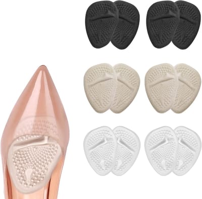 Dailygoods- Voetskussens Antislip - Gel Inlegzolen - Pijnstilling - Blarenpreventie - Herbruikbaar - PU-Gel Comfort - Gelinlegzolen