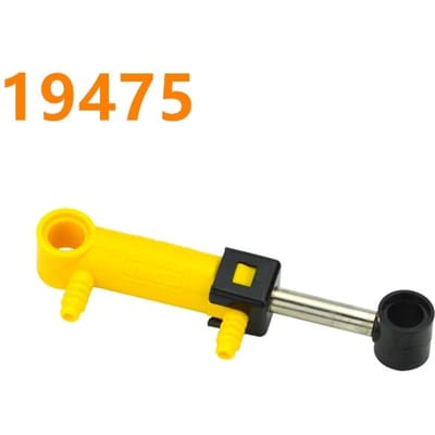 MOC Stenen Technische Onderdelen Pneumatische Pomp Klein (6L) V2 met Versterkte Cilinder 47225 19478 4697 Compatibel Met 8800 Blokken