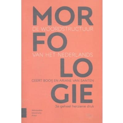 Morfologie - Geert Booij