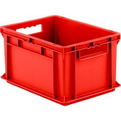 Stapelbak EF 4220 - polypropeen - L 400 x B 300 x H 220 mm - 20,4 L- rood
