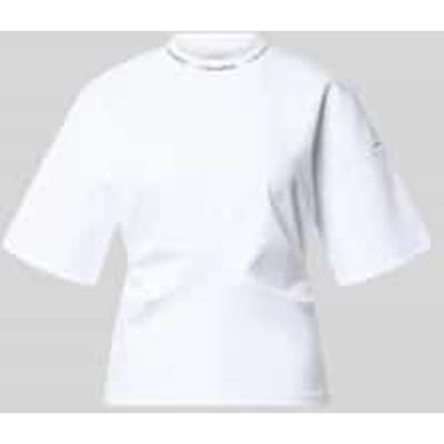 comfort fit T-shirt met labelopschrift