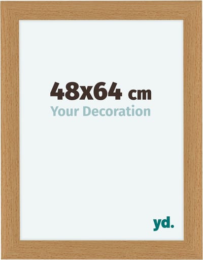 Your Decoration - Fotolijst 48x64 cm - MDF - Beuken - Como