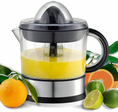 Zyrex® Citruspers electrisch - Citruspers - Sinaasappelpers - Grijs - ‎15cm x 15cm x 21cm