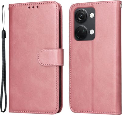 Coverup Hoesje - Geschikt voor OnePlus Nord 3 Hoesje - Coverup Book Case - Rose Gold