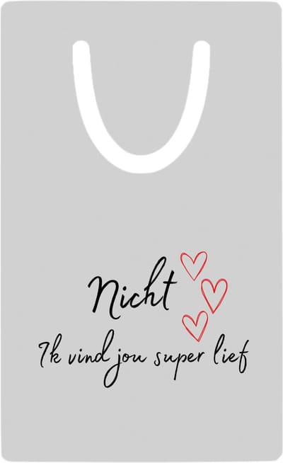 Hacebo® - nicht ik vind jou super lief metalen boekenlegger - Nicht - de liefste nicht - verjaardag - cadeautje voor nicht - nicht artikelen - kado - geschenk Bladwijzer boekenleggers - 7.6 cm x 5cm