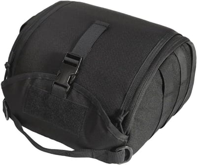 VHV - Helmtas - Tactische tas - Helm opbergtas - Gewatteerd - Anti-kras - Grote capaciteit - Voor outdoor - 32*23*15cm - Zwart