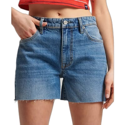 Superdry Vintage Mid Rise Cut Off Short Dames - Maat 26