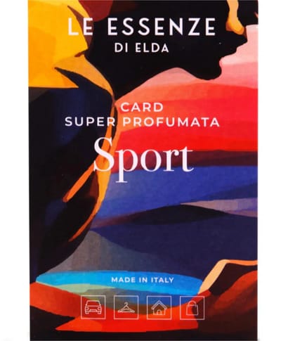 Wasparfum Geurkaart - Le Essenze di Elda - Sport