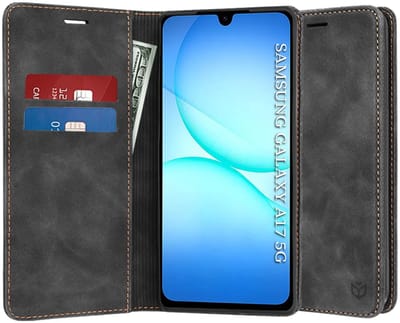 Hoes voor Samsung Galaxy A18 5G A186 / A18 4G A185 / F17 / M17 / A17 4G A175, Techsuit, Confy, Zwart