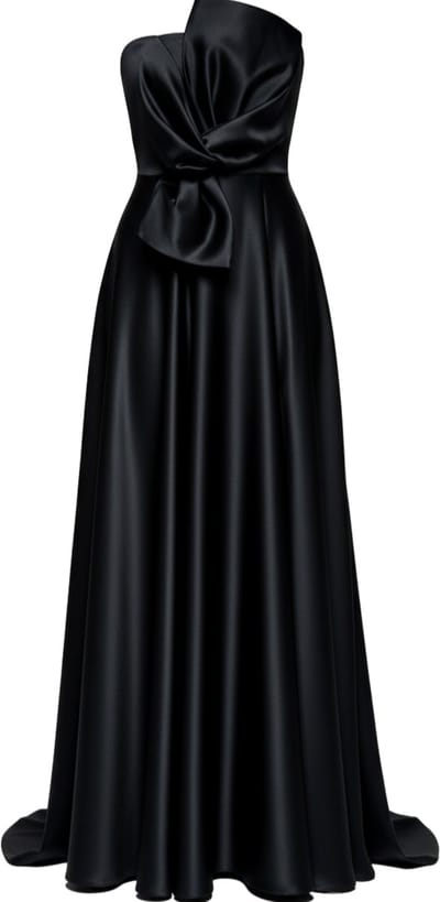 LARICA Jurk - Rits - Effen - Jurk Zwart S