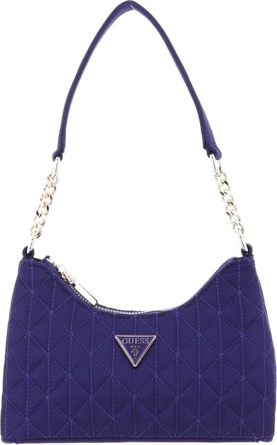 GUESS Schoudertas Velina Mini Top Zip Shoulder Bag Purple Paars