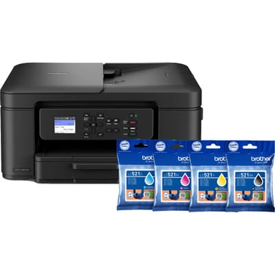 Brother DCP-J1360DW + 1 set extra cartridges