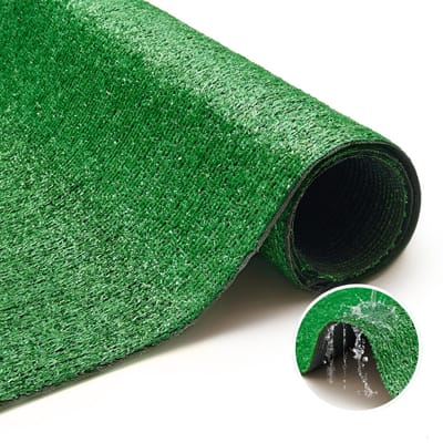 Tapiso Natural Grastapijt Kunstgras Groen voor Tuin Balkon Terras Veranda Hoogte 6 mm Maat-200x1050
