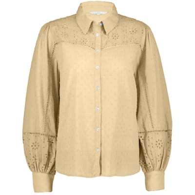 DIDI Blouse Monaco Incense Sand Maat: 36 | Longsleeves Outlet | Dames | Beige