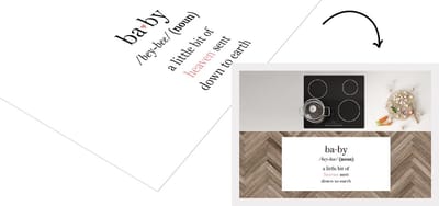 Keukenloper - Loper keuken - Spreuken - Baby - Meisjes - Quotes - Geboorte - 120x60 cm - Keukenloper vinyl