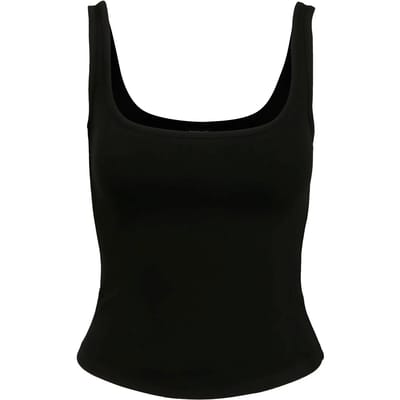 Urban Classics - Wide neck Tanktop - S - Zwart