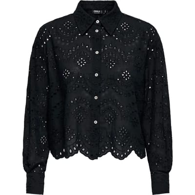 ONLY - ONLVALAIS L/S SHIRT WVN NOOS - Dames - Blouses
