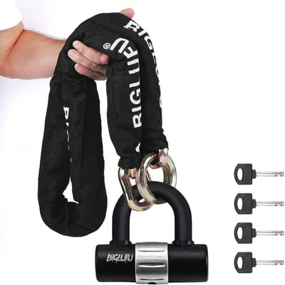 Ketting Fietslot van Speciaal Staal - 15 mm Dikke Ronde Ketting voor Fiets, Motorfiets en Scooter