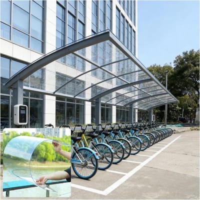 Polycarbonaat Dakplaten - Kunststof Platen - Terrassen Overkappen - Slagvast & Flexibel - 1 mm dik - Transparant