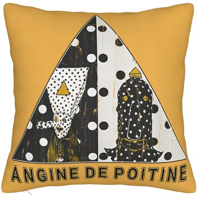 Angine De Poitrine Vierkante Kussenslopen Quebec Duo Sherpa Mantra Kussenhoes Mode Polyester Decor Kussensloop voor Huis 18 30x30cm