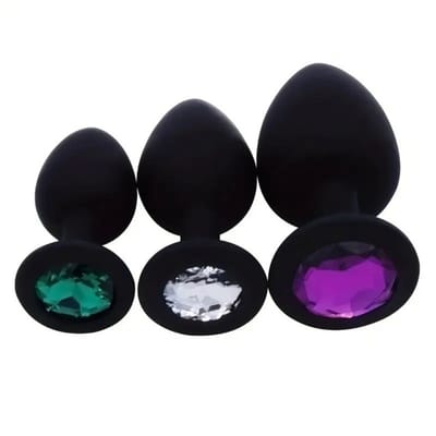 Livano Buttplug Set - Sex Toys voor Koppels - Mannen - Vrouwen - Anaal - 3 Stuks - Gemengd