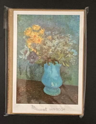 Hardcover Notitieboek 'Bloemenvaas met Seringen, Madeliefjes en Anemonen' Vincent van Gogh