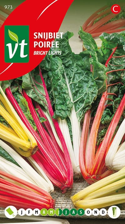 Snijbiet 'Bright Lights' - Gekleurde Bladstelen als Blikvanger in de Moestuin