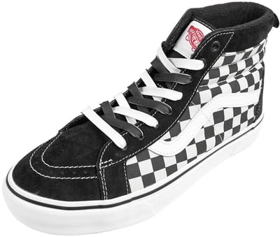 Platte Sneakerveters 100cm - Pimp je sneakers met deze tweekleurige veters - Kleur zwart wit