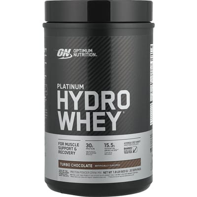 Optimum Nutrition, Platinum Hydro Whey, Turbo Chocolade, 1,75 lbs (795 g)