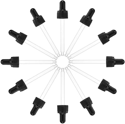 Dailygoody - Glazen Druppelaar - Herbruikbare Flessen - 50ml - Perfect voor Essentiële Oliën - Set van 24 - Ideaal voor Volwassenen