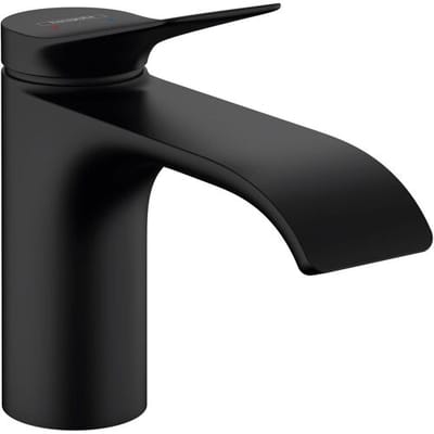 hansgrohe Vivenis ééngreeps wastafelmengkraan 80 ééngreeps wastafelmengkraan 80 zonder afvoer mat zwart