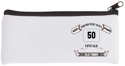 Akyol - 50 vintage old timer Etui - 49+1 - mensen die 50 zijn geworden - 50 jaar sarah en abraham cadeau - jubileum man en vrouw - verjaardags- grappige tekst - jarig - verjaardag - 20 bij 9 cm