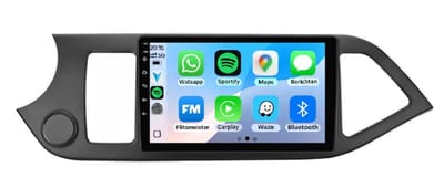 Autoradio 2/32GB met Carplay en Android auto | Geschikt voor Kia Picanto & Morning TA 2011-2017 | Radio scherm met Navigatie | 2011 2012 2013 2014 2015 2016 2017