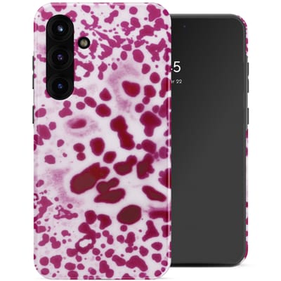 Selencia Hoesje - Geschikt voor Samsung Galaxy S25 FE - Backcover - Cosmic Orchid