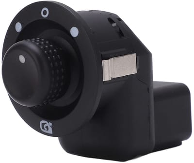 Dailygoody - Elektrische vleugelspiegel - Slijtvast - Compact formaat - ABS-kunststof - Anti-riet - Perfect voor auto - 9 x 7 x 5 cm