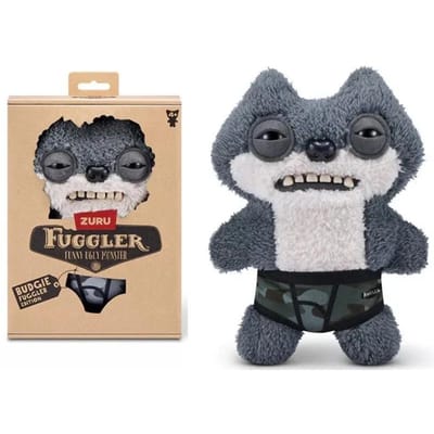 22cm Originele Fuggler Pluche Speelgoed Grappig Tand Monster Gek Konijn Mcgoo Grote Ogen Monster Poppen Cadeaus voor Kinderen