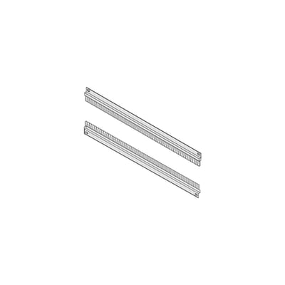 SCHROFF 19 kabelkanaal met borstelstrip, zilver