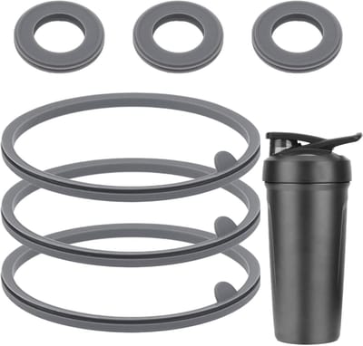 6pcs Vervangingsring voor Flip Shaker Cup - Rvs Waterfles - Silicoonring Vervangingen Leakproof voor 24oz en 28oz Shaker
