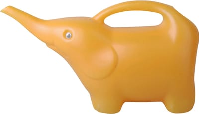 Esschert Design Gieter - Olifant - oranje - 1,6 liter - kunststof - Olifant 's gietertje - gieters voor kinderen