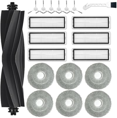 Dailygoods - Accessoires voor Dreame L10s Ultra / L10 Ultra robotstofzuiger - 1 hoofdborstel en 14 vervangstukken