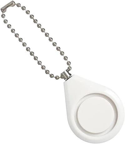 Persoonlijk Alarm - Veiligheidssirene Draagbaar - Noodsituatie Hulp - 120 DB Geluid - 42x42x42 mm - Wit