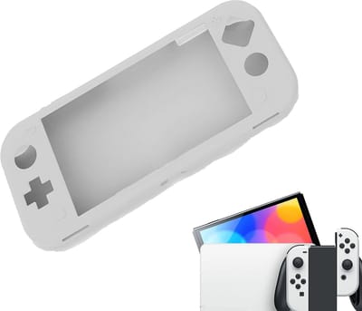 Gadgetpoint - Console Beschermhoes voor Nintendo Switch LITE - Hardcase Opberghoes - Performance Gaming Case - Console Accessoires - Wit