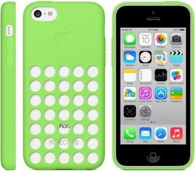 Apple - Siliconen Back Cover - iPhone 5C - Groen