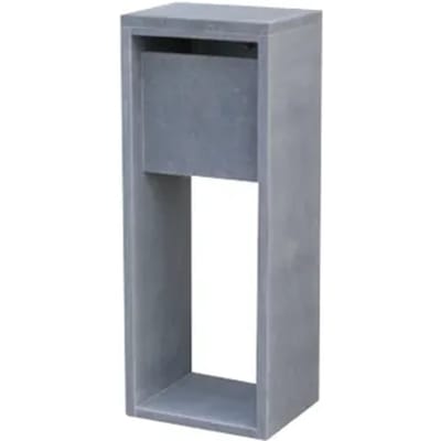 Vasp Staande Brievenbus Madrid Modern - Natuursteen - Belgische Blauwe Hardsteen - 40x103x32cm