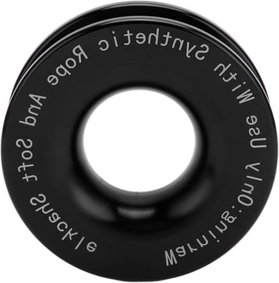 Snatch Ring voor Winch, Herstelring met 41000lbs Breeksterkte voor Zachte Shackles en Touwen van 3/16in tot 3/8in