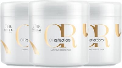 Wella Oil Reflections Luminous Reboost Mask 150ML - 3 Stuks - Voordeelverpakking