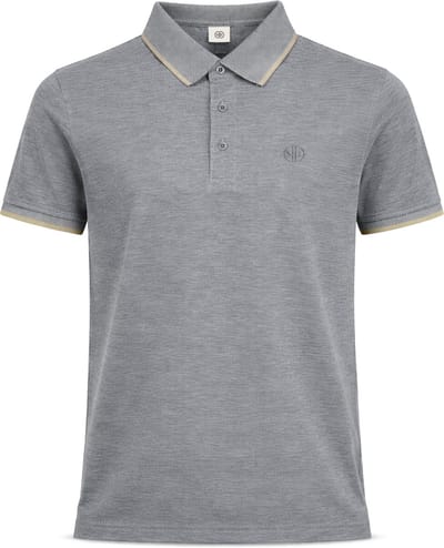 Mario Russo Polo shirt Alessio - Polo Shirt Heren - Poloshirts heren - Katoen - Stone Blauw