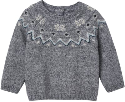 Vertbaudet Jacquard kersttrui voor baby's familie capsulecollectie